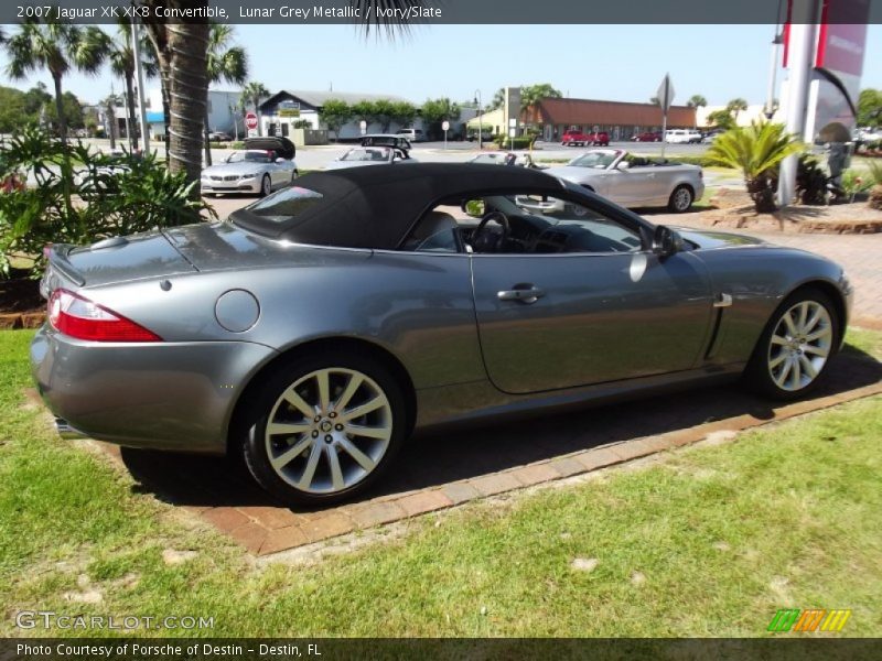 Lunar Grey Metallic / Ivory/Slate 2007 Jaguar XK XK8 Convertible