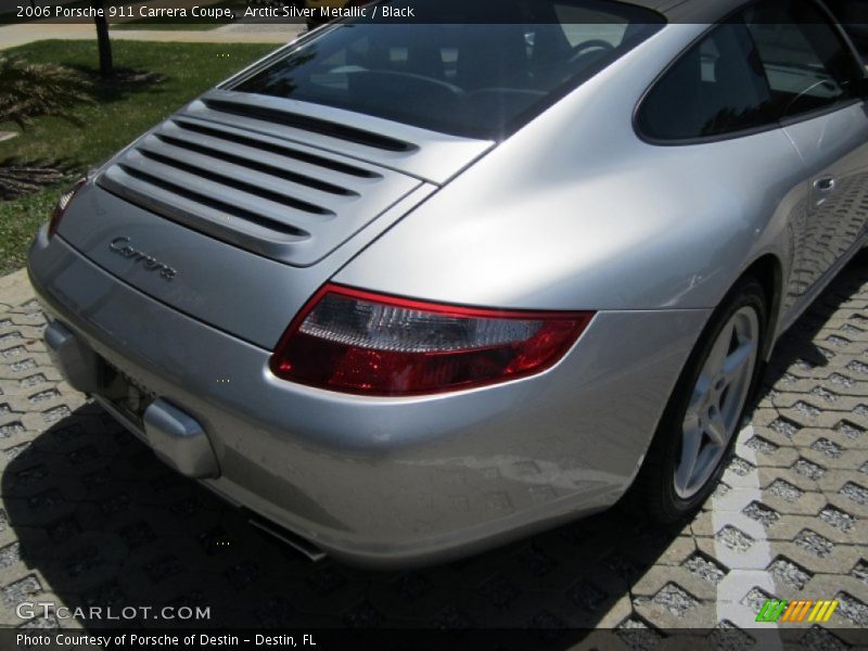 Arctic Silver Metallic / Black 2006 Porsche 911 Carrera Coupe