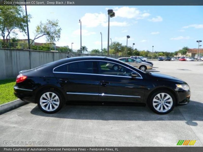 Deep Black / Black 2009 Volkswagen CC Sport