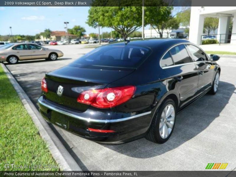 Deep Black / Black 2009 Volkswagen CC Sport