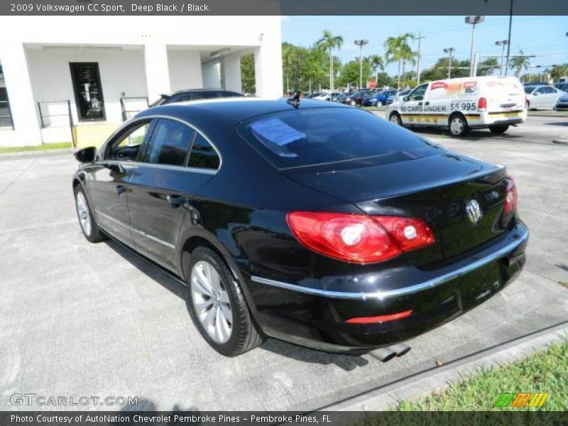 Deep Black / Black 2009 Volkswagen CC Sport