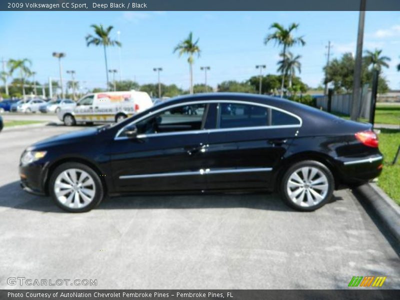 Deep Black / Black 2009 Volkswagen CC Sport