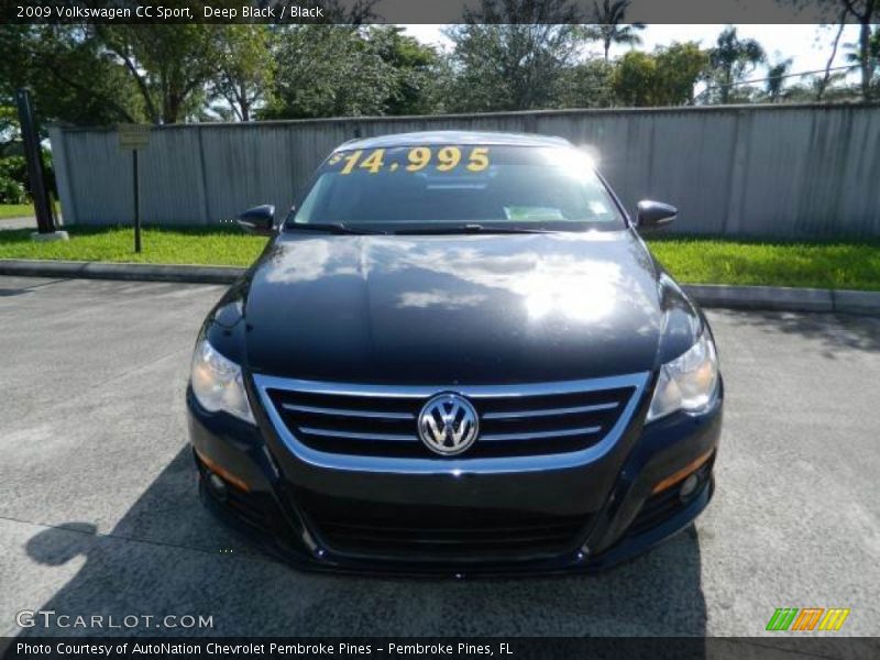 Deep Black / Black 2009 Volkswagen CC Sport