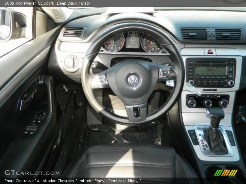Deep Black / Black 2009 Volkswagen CC Sport