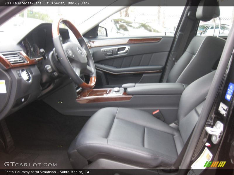 Black / Black 2010 Mercedes-Benz E 350 Sedan