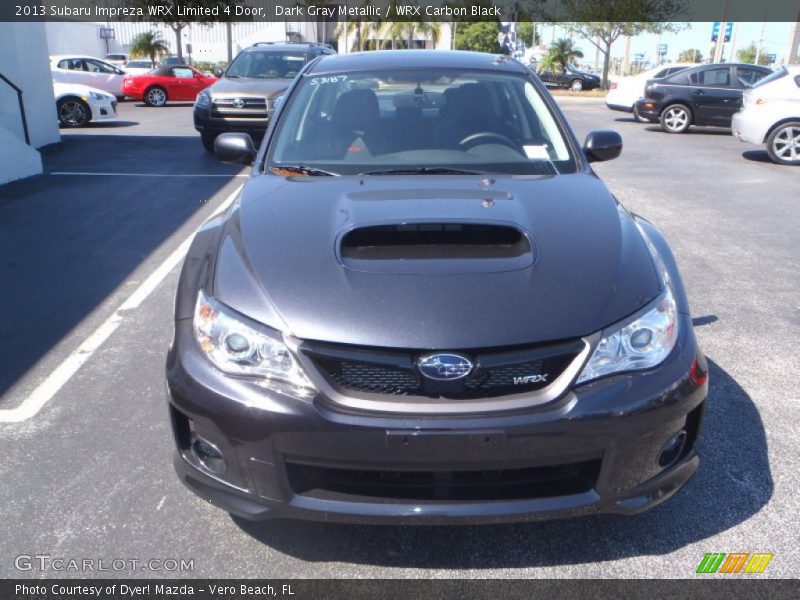 Dark Gray Metallic / WRX Carbon Black 2013 Subaru Impreza WRX Limited 4 Door
