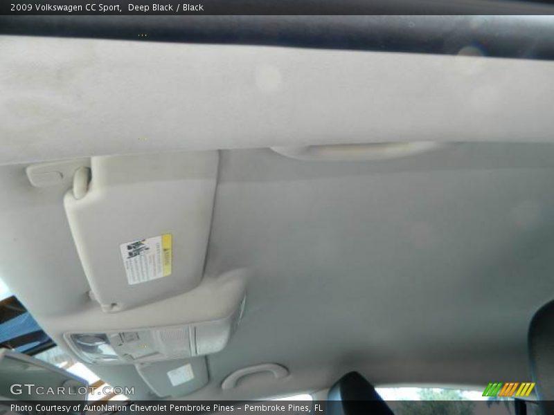 Deep Black / Black 2009 Volkswagen CC Sport