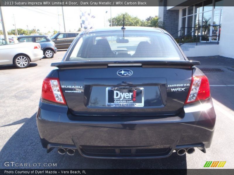 Dark Gray Metallic / WRX Carbon Black 2013 Subaru Impreza WRX Limited 4 Door