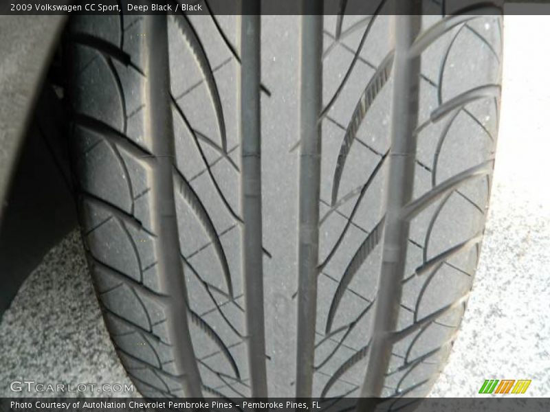 Deep Black / Black 2009 Volkswagen CC Sport