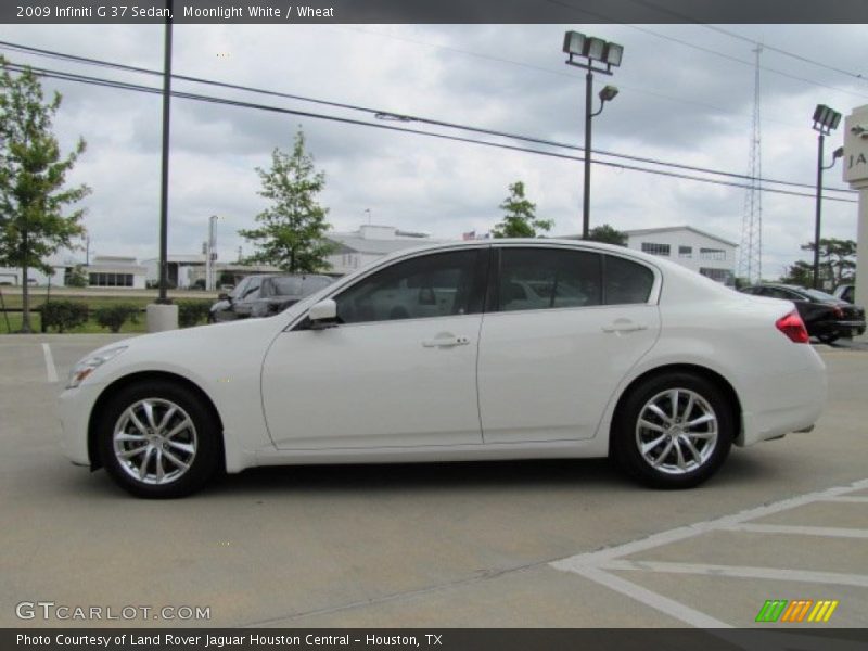  2009 G 37 Sedan Moonlight White
