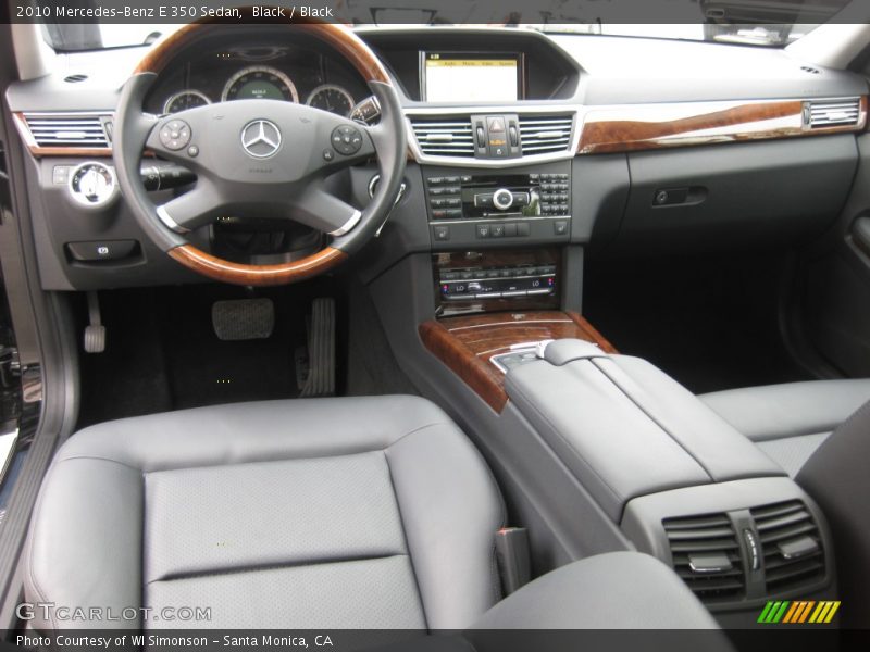 Black / Black 2010 Mercedes-Benz E 350 Sedan