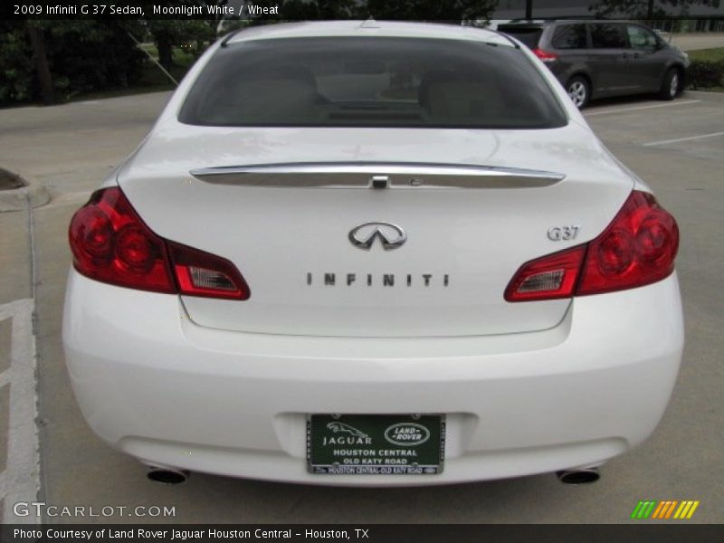 Moonlight White / Wheat 2009 Infiniti G 37 Sedan