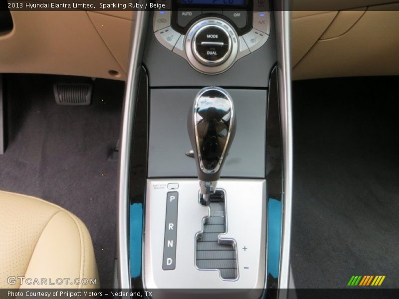 Sparkling Ruby / Beige 2013 Hyundai Elantra Limited