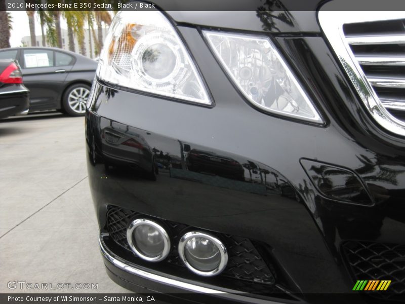 Black / Black 2010 Mercedes-Benz E 350 Sedan