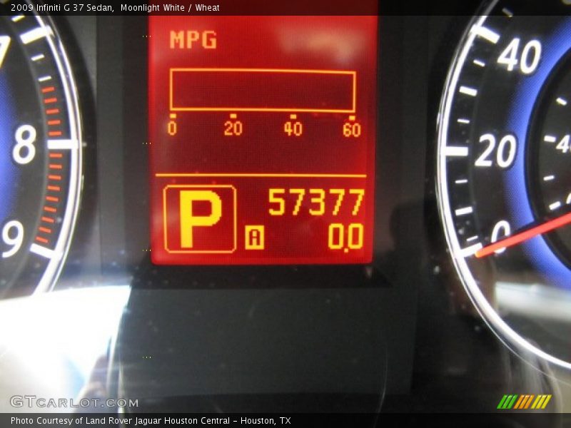 Moonlight White / Wheat 2009 Infiniti G 37 Sedan