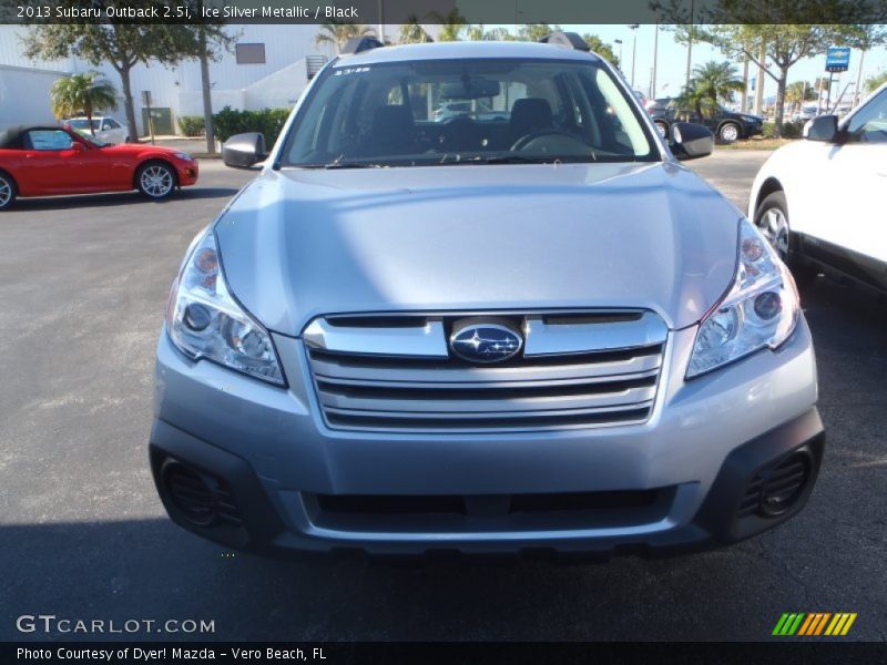 Ice Silver Metallic / Black 2013 Subaru Outback 2.5i