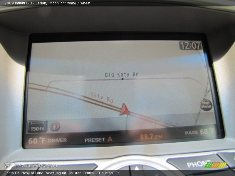 Moonlight White / Wheat 2009 Infiniti G 37 Sedan