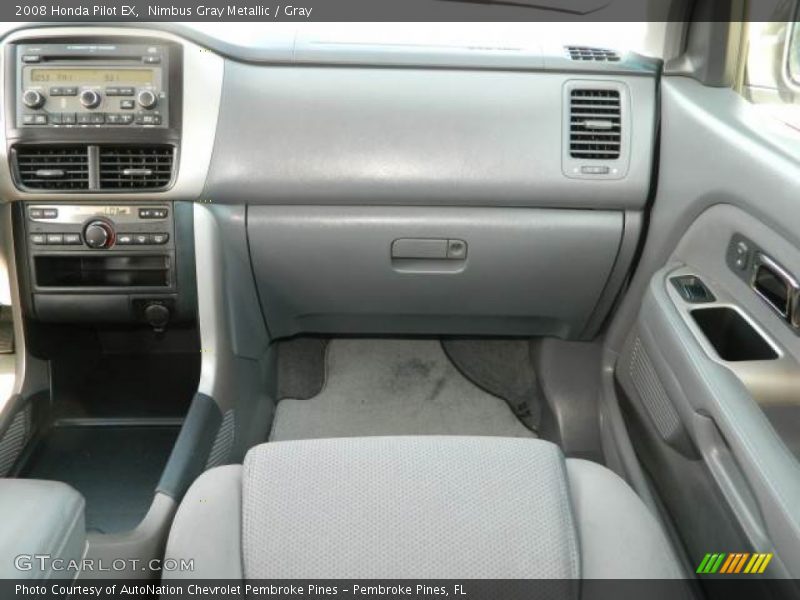 Nimbus Gray Metallic / Gray 2008 Honda Pilot EX