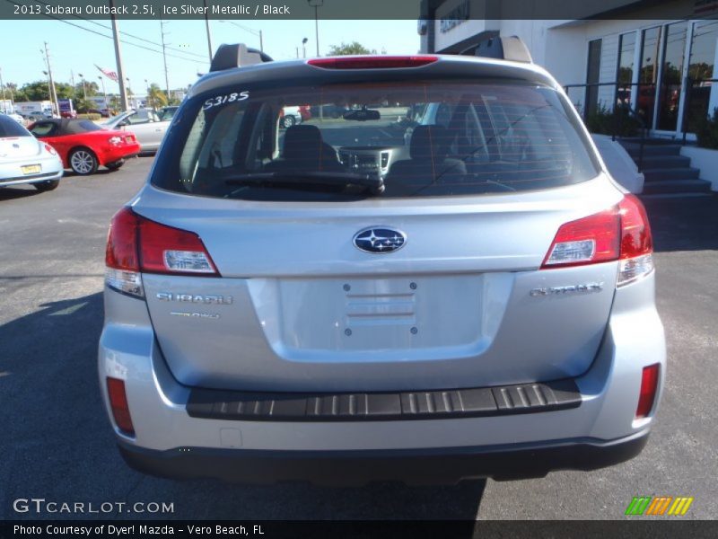 Ice Silver Metallic / Black 2013 Subaru Outback 2.5i
