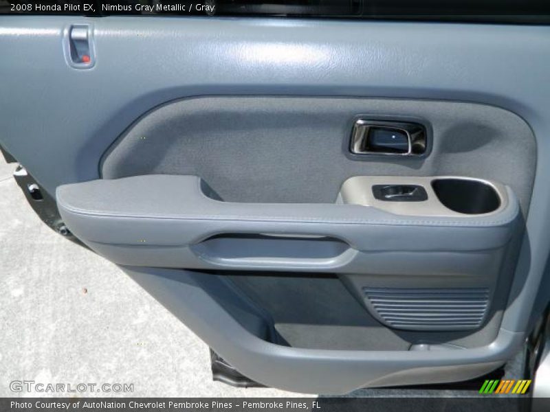 Nimbus Gray Metallic / Gray 2008 Honda Pilot EX