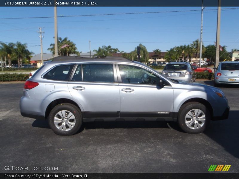 Ice Silver Metallic / Black 2013 Subaru Outback 2.5i