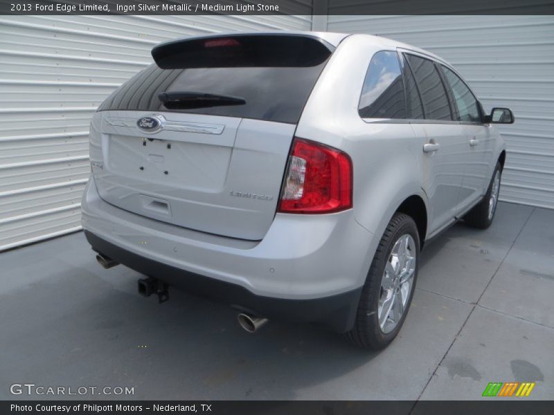 Ingot Silver Metallic / Medium Light Stone 2013 Ford Edge Limited