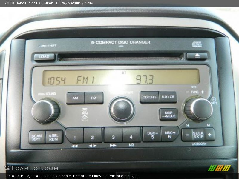 Nimbus Gray Metallic / Gray 2008 Honda Pilot EX