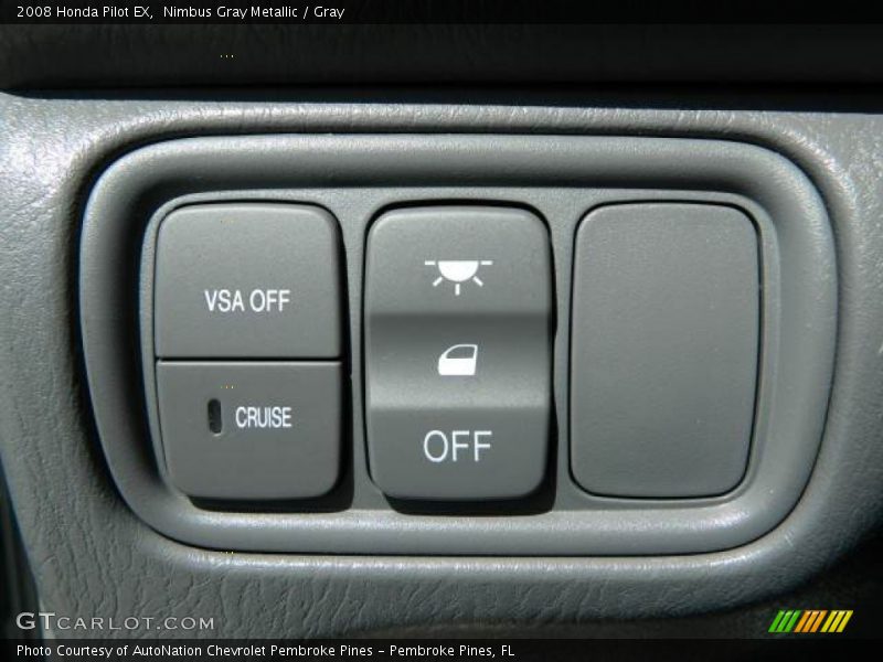 Nimbus Gray Metallic / Gray 2008 Honda Pilot EX