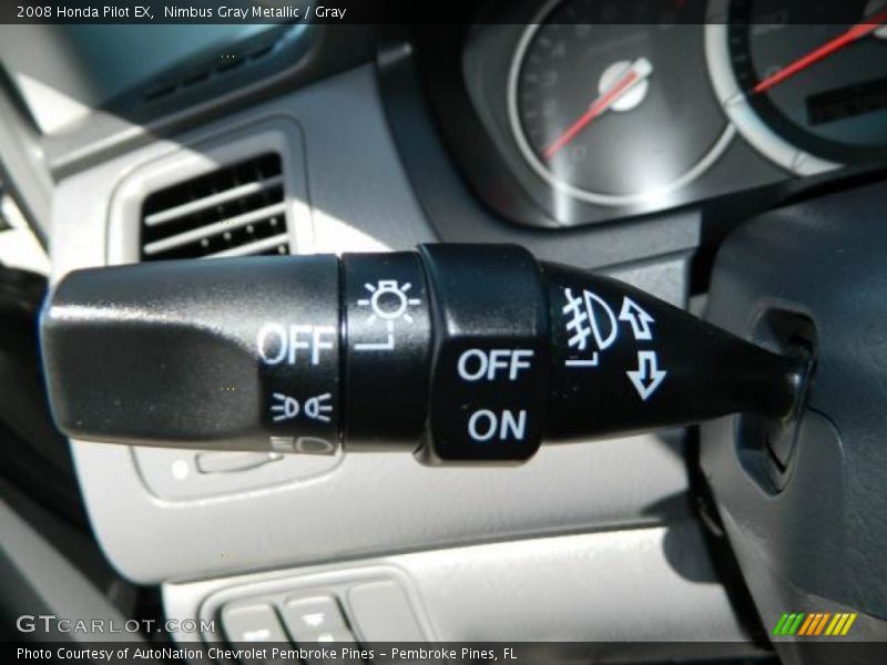 Nimbus Gray Metallic / Gray 2008 Honda Pilot EX