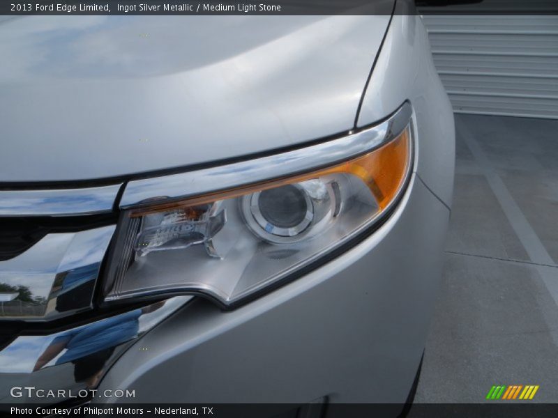 Ingot Silver Metallic / Medium Light Stone 2013 Ford Edge Limited