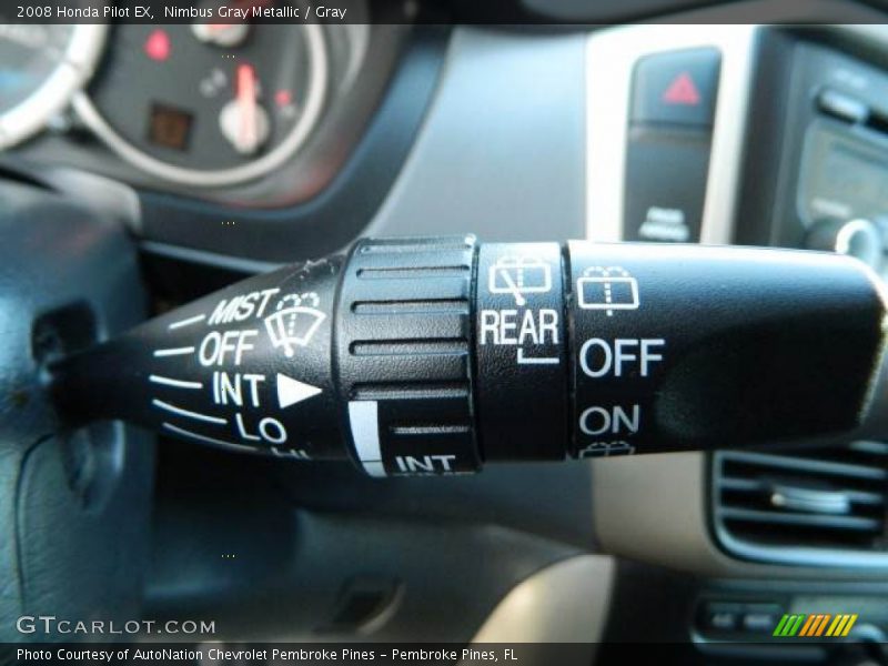 Nimbus Gray Metallic / Gray 2008 Honda Pilot EX