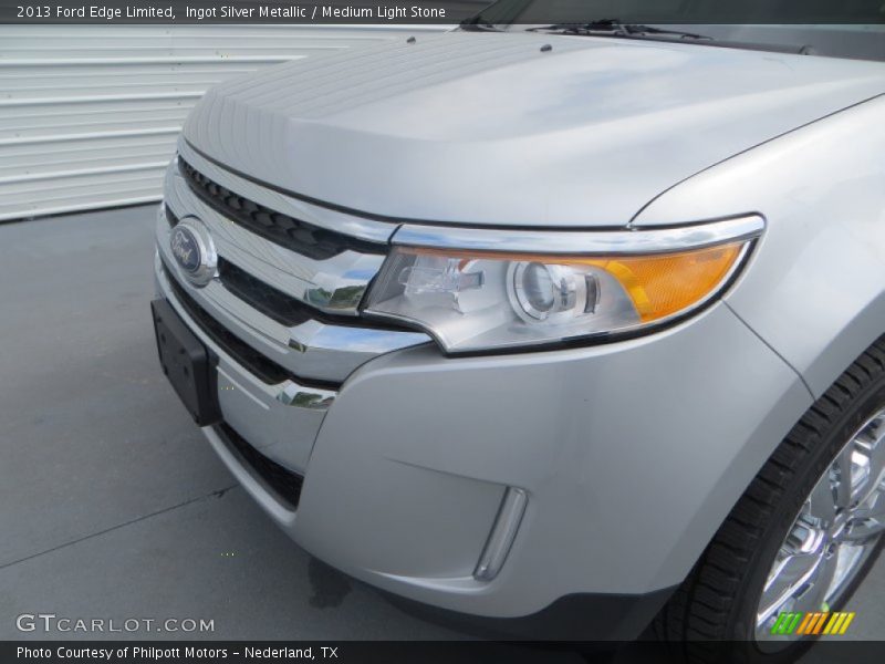 Ingot Silver Metallic / Medium Light Stone 2013 Ford Edge Limited