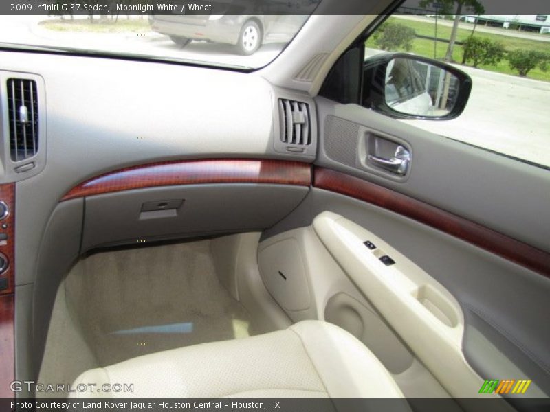 Moonlight White / Wheat 2009 Infiniti G 37 Sedan