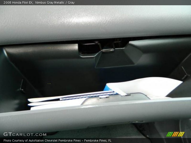 Nimbus Gray Metallic / Gray 2008 Honda Pilot EX