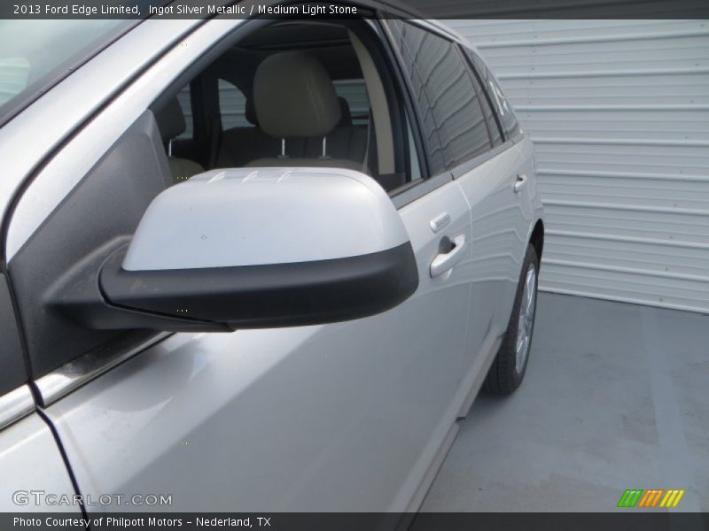 Ingot Silver Metallic / Medium Light Stone 2013 Ford Edge Limited