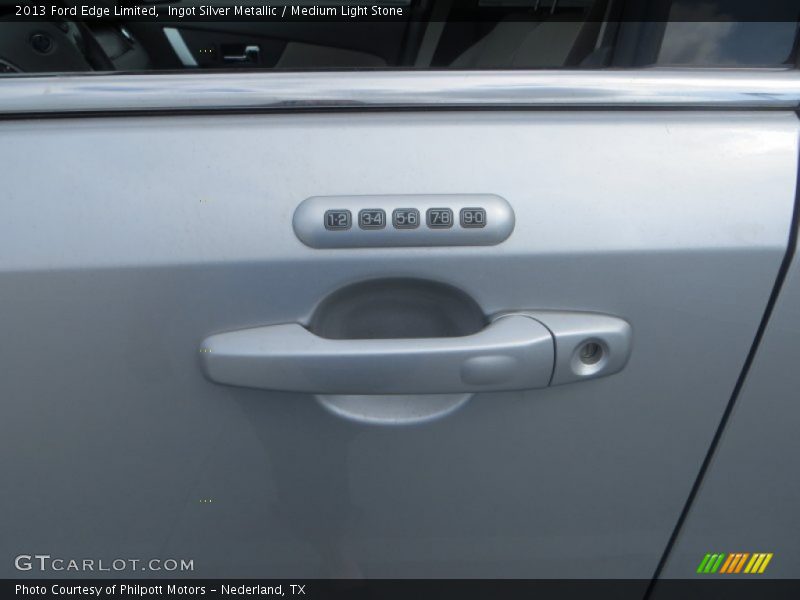 Ingot Silver Metallic / Medium Light Stone 2013 Ford Edge Limited