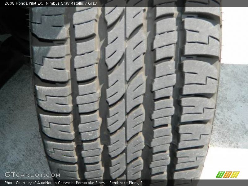 Nimbus Gray Metallic / Gray 2008 Honda Pilot EX