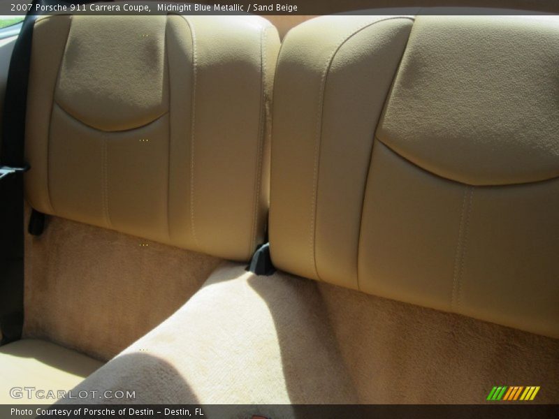 Midnight Blue Metallic / Sand Beige 2007 Porsche 911 Carrera Coupe