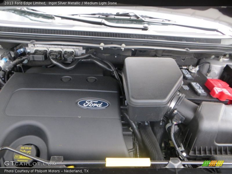 Ingot Silver Metallic / Medium Light Stone 2013 Ford Edge Limited