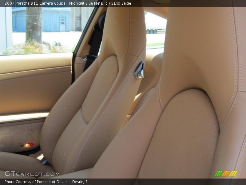 Midnight Blue Metallic / Sand Beige 2007 Porsche 911 Carrera Coupe