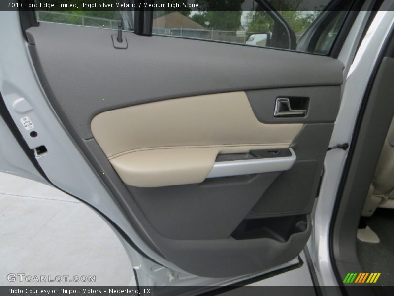 Ingot Silver Metallic / Medium Light Stone 2013 Ford Edge Limited