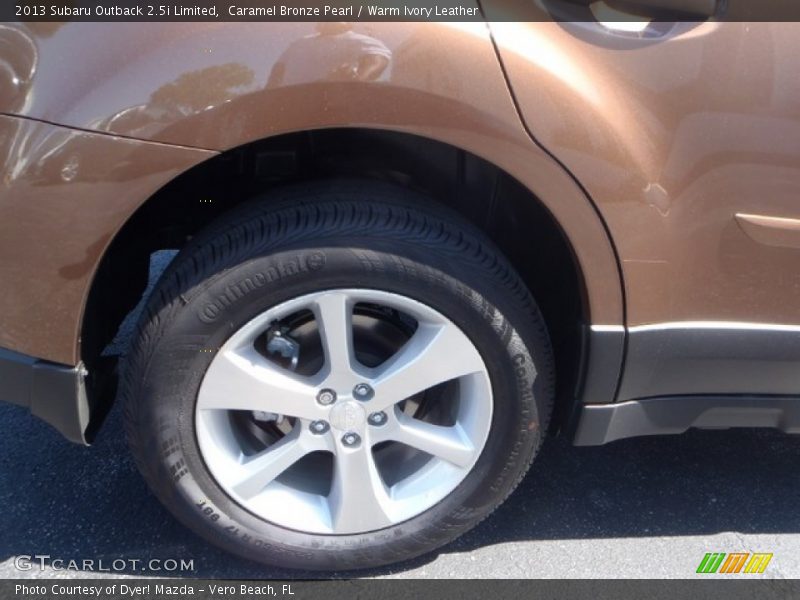 Caramel Bronze Pearl / Warm Ivory Leather 2013 Subaru Outback 2.5i Limited