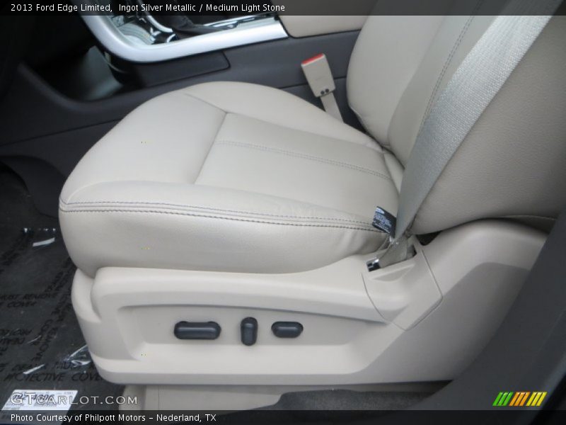 Ingot Silver Metallic / Medium Light Stone 2013 Ford Edge Limited