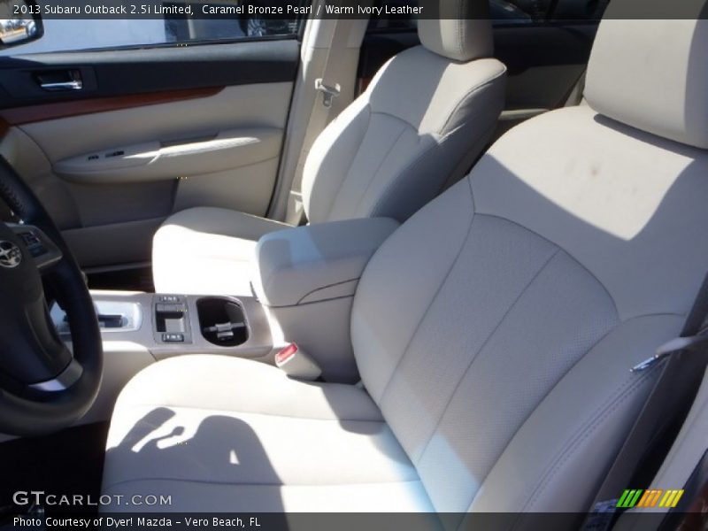 Caramel Bronze Pearl / Warm Ivory Leather 2013 Subaru Outback 2.5i Limited