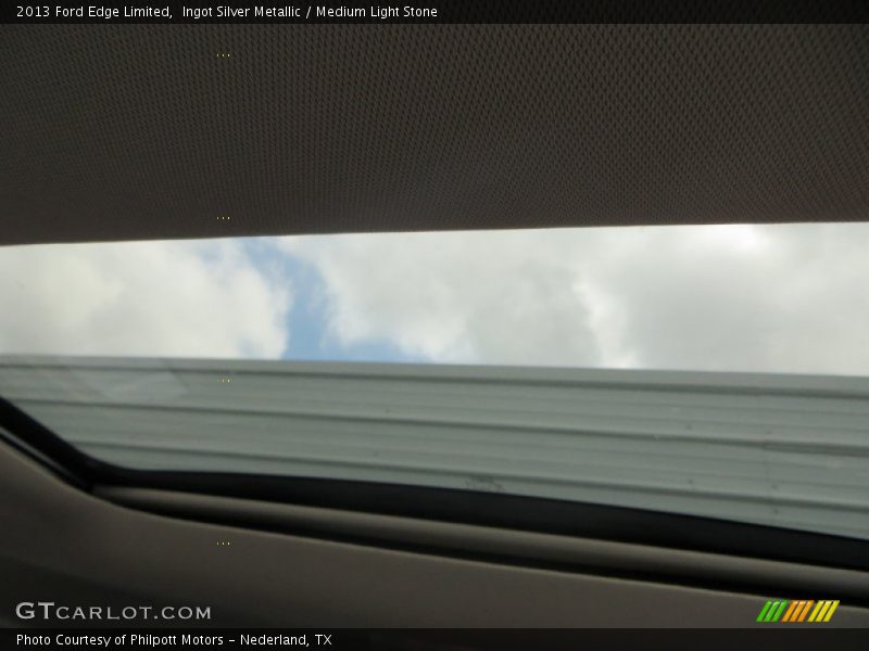 Ingot Silver Metallic / Medium Light Stone 2013 Ford Edge Limited