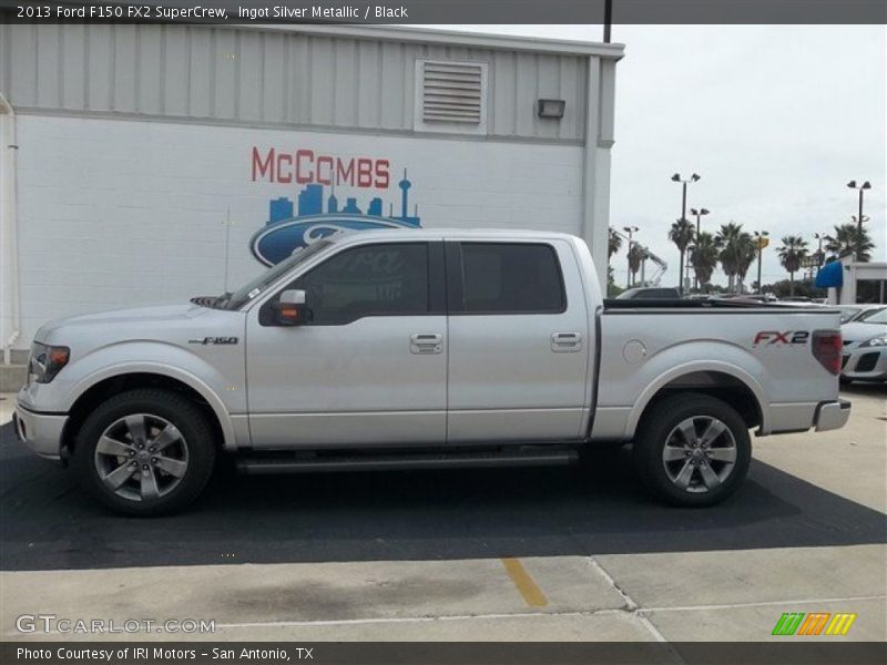 Ingot Silver Metallic / Black 2013 Ford F150 FX2 SuperCrew