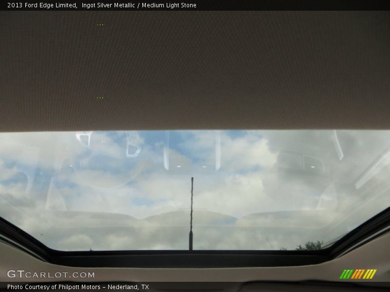 Ingot Silver Metallic / Medium Light Stone 2013 Ford Edge Limited