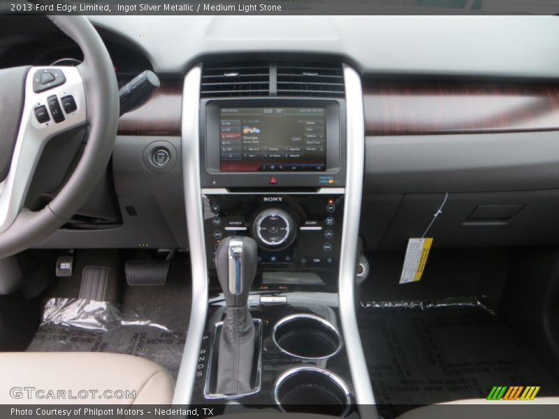 Ingot Silver Metallic / Medium Light Stone 2013 Ford Edge Limited