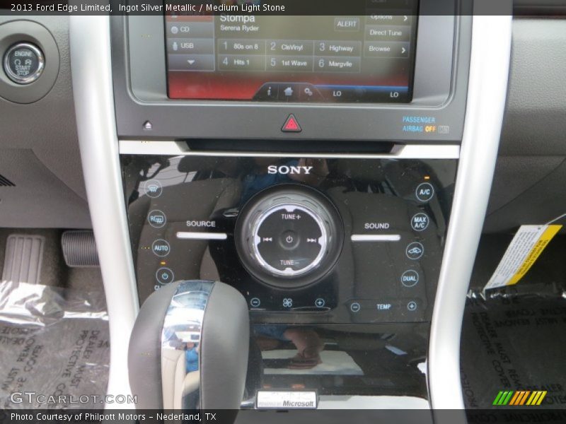 Ingot Silver Metallic / Medium Light Stone 2013 Ford Edge Limited