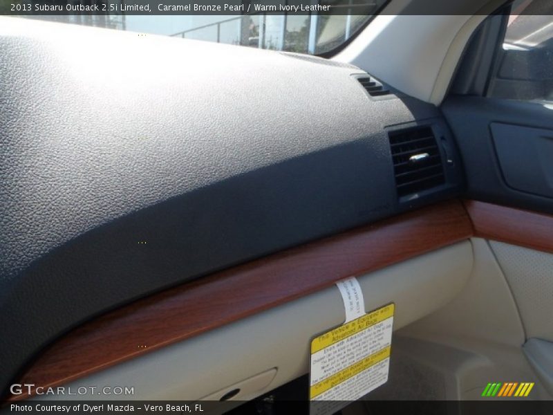 Caramel Bronze Pearl / Warm Ivory Leather 2013 Subaru Outback 2.5i Limited
